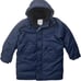 Abercrombie Fitch Mens Navy Wind Water Resistant Hooded Ultra Parka Jacket