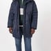 Abercrombie Fitch Mens Navy Wind Water Resistant Hooded Ultra Parka Jacket