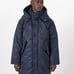 Abercrombie Fitch Mens Navy Wind Water Resistant Hooded Ultra Parka Jacket