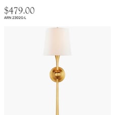 Dover Tail Wall Sconce