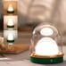 Night Light Modern Rechargeable Lamp for Bedroom, 3 Color Stepless Dimming Up