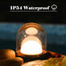 Night Light Modern Rechargeable Lamp for Bedroom, 3 Color Stepless Dimming Up