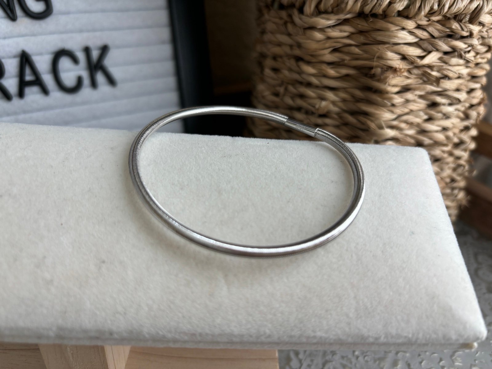 18K Real Gold Mesh/stretch Bracelet