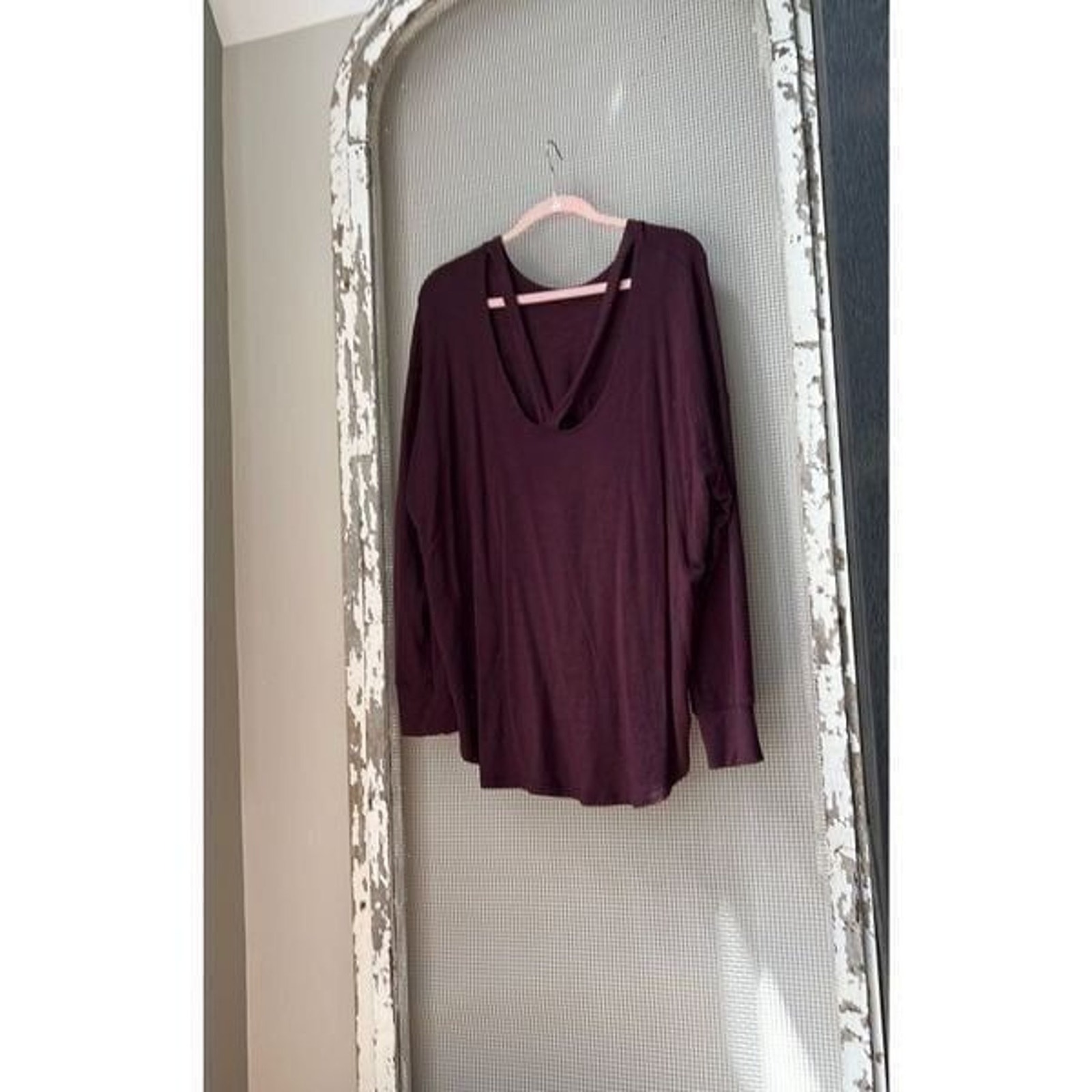 Athleta tunic sweat shirt. Open back XL