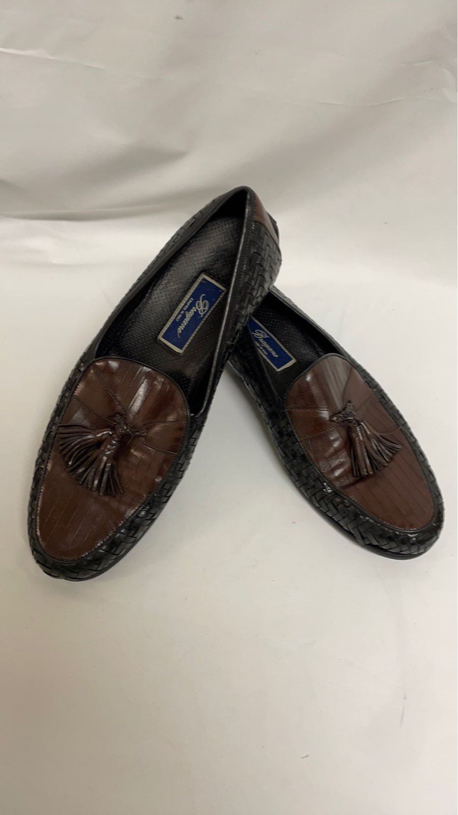 Suze 12 Cole Haan Bragano woven tassel loafers