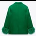 BLOGGER’S FAV| NWT GORGEOUS ZARA FEATHER BLAZER
