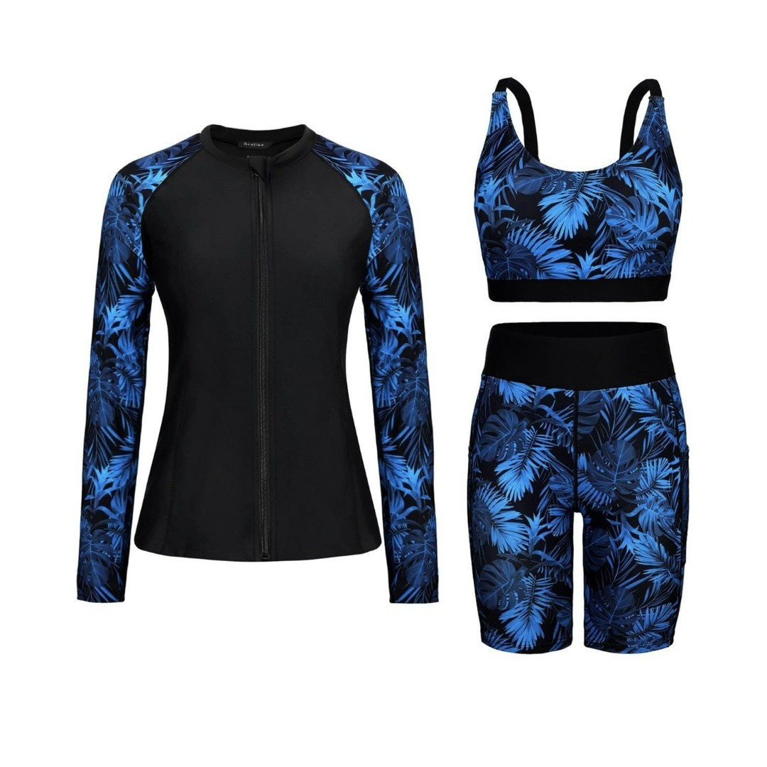 XL-Arolina Womens Rash Guard Long Sleeve Swim Shirts Swimsuit 2025