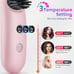 NEW Cordless Hair Straightener Brush,Portable Travel Hair Straightener Comb PINK