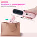 NEW Cordless Hair Straightener Brush,Portable Travel Hair Straightener Comb PINK