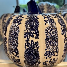 Mikasa floral ceramic pumpkin !