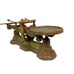 Antique Heavy Cast Iron Kitchen Rusted Weighing Scale Patina