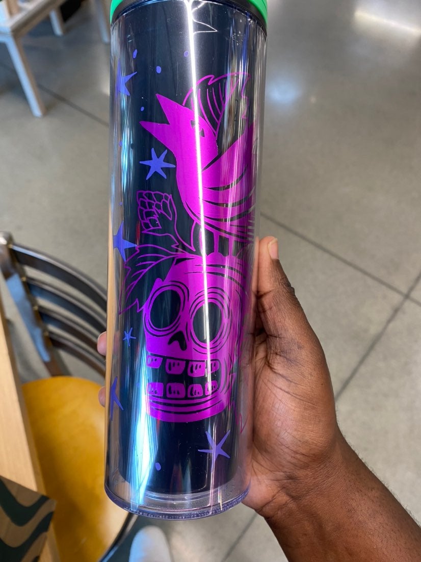 Starbucks Halloween Skull & Crow Tumbler