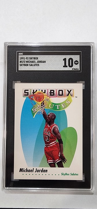 1991-92 Michael Jordan Skybox Salutes SGC 10