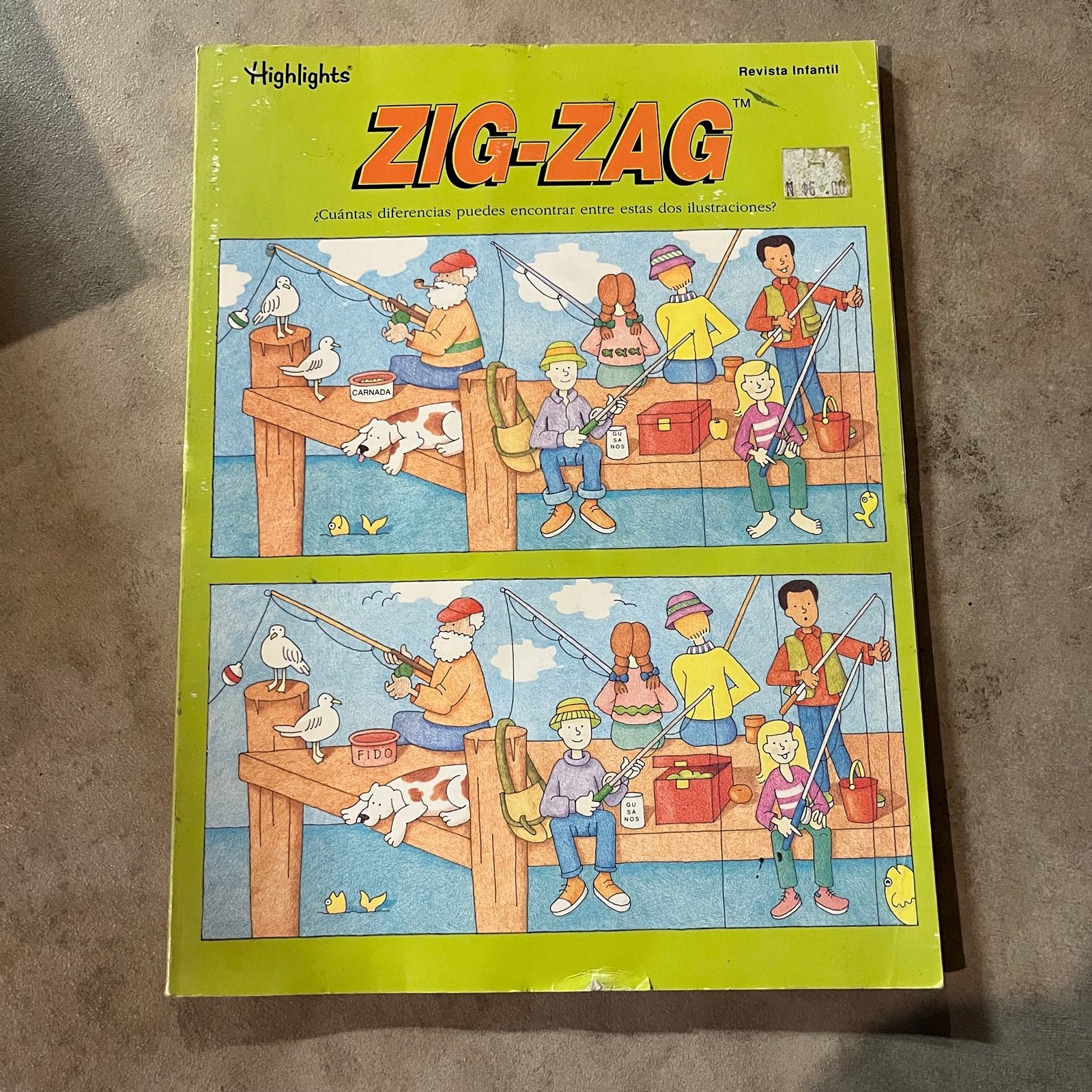 Highlights for Children Magazine Zig Zag 1992 In Espanol Spanish