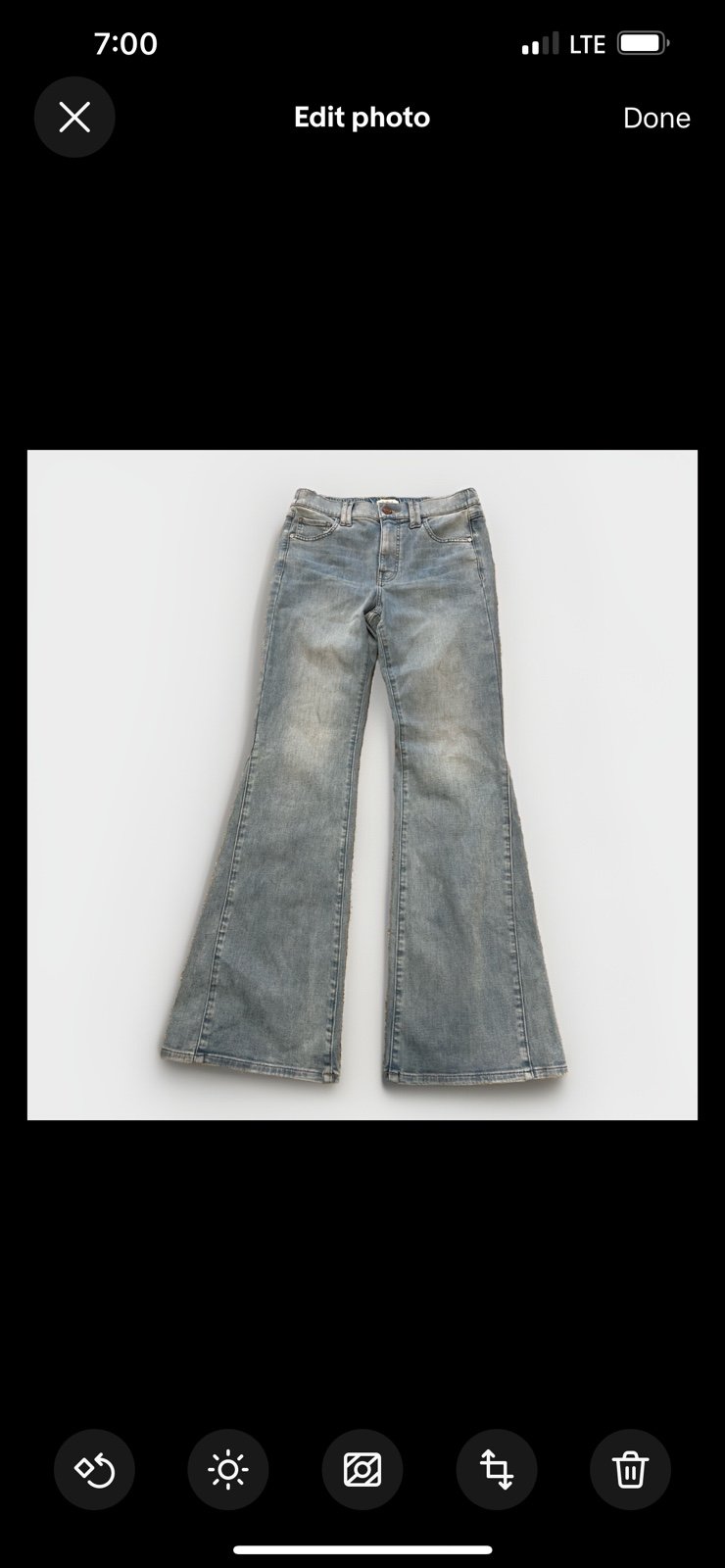 UPWEST Resort Flare Stretch Boho Jeans Woman’s Sz M