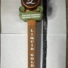 Captain Lawrence Brewing Company Pale Ale Beer Tap Draft Handle Bar Liquid Gold