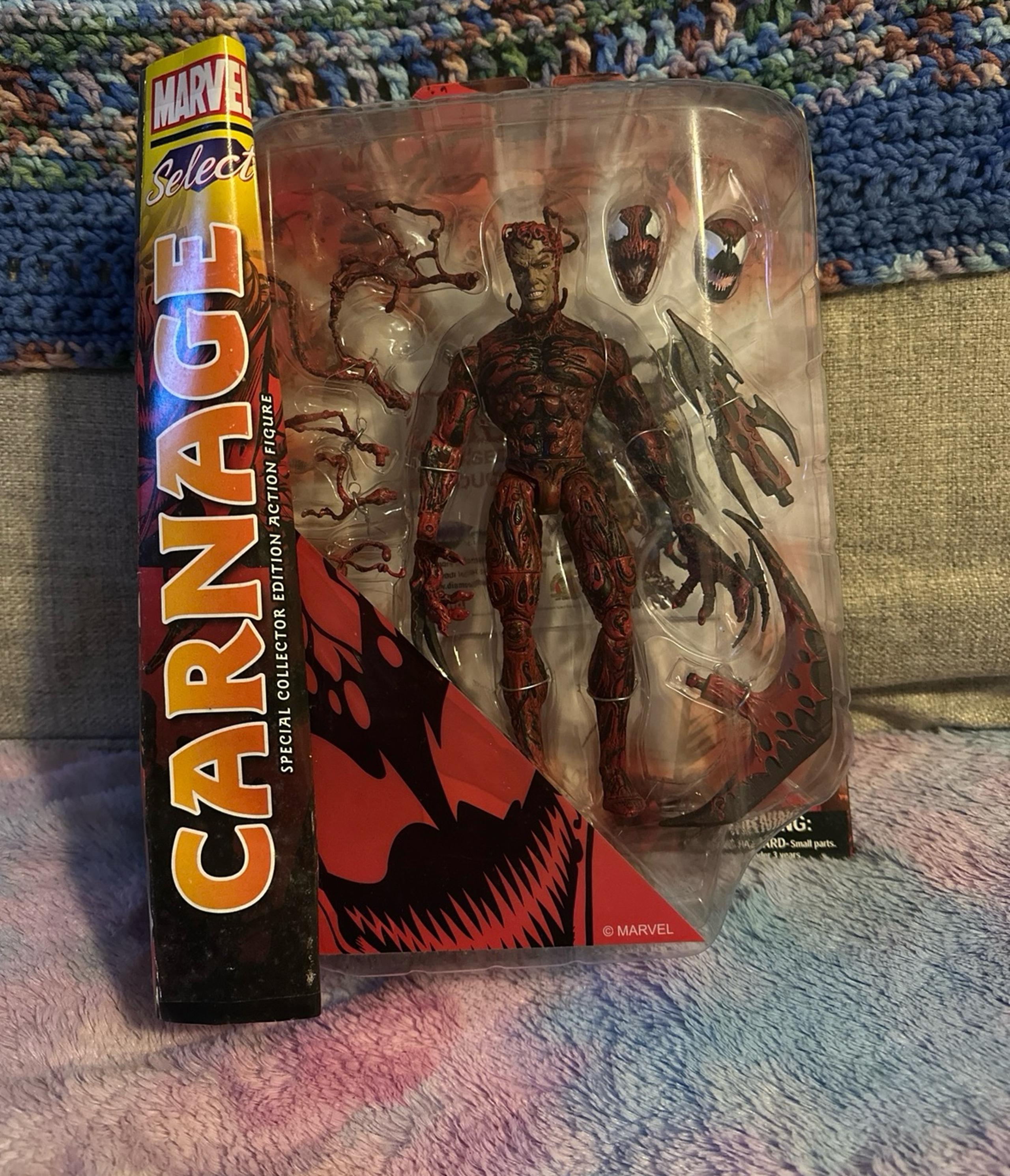 Diamond Select Marvel Comics CARNAGE Collector Edition Action Figure * NEW
