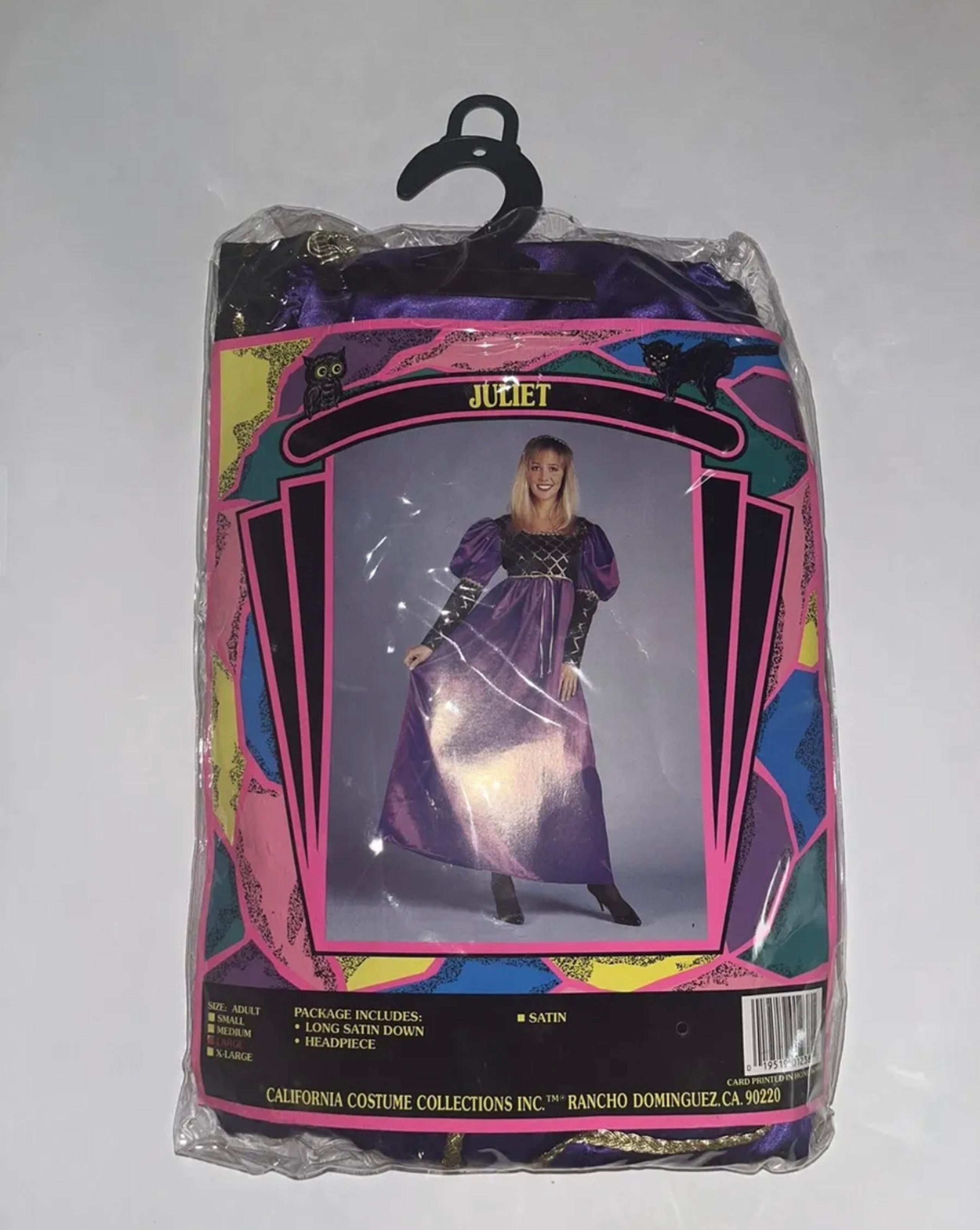 New Juliet Costume Adult Large California Costume Collections Gown & Headpiece
