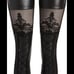 Punk Rave Victorian/Steampunk lace & faux leather legging