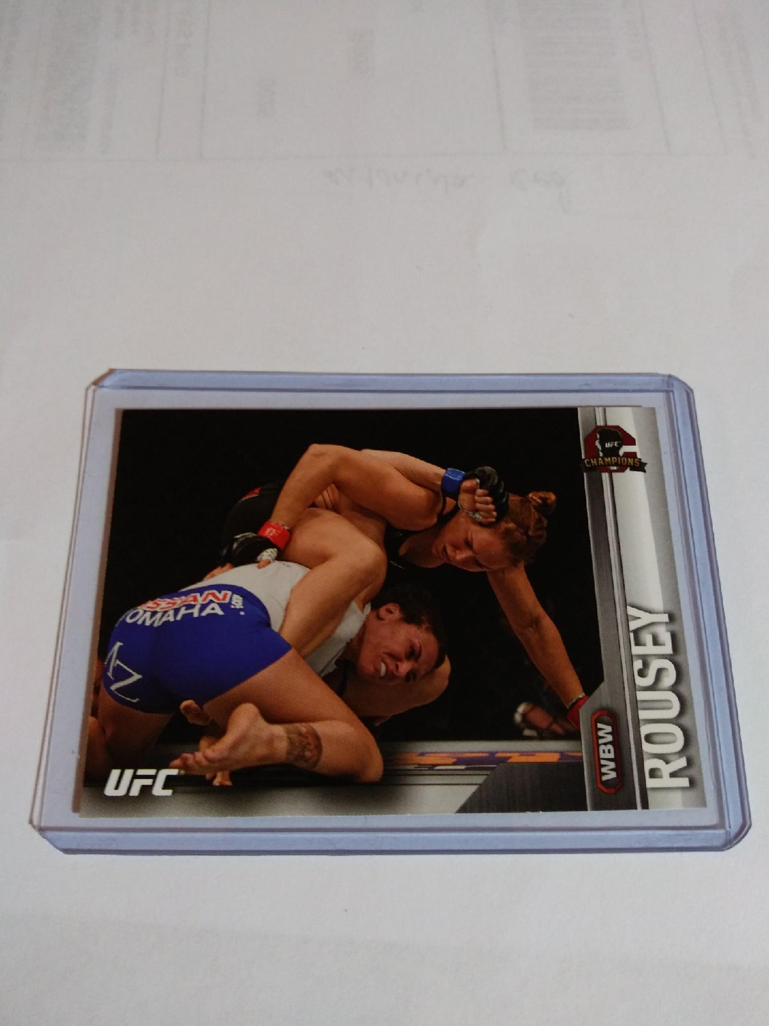 2015 Topps UFC Ronda Rousey WWE NXT