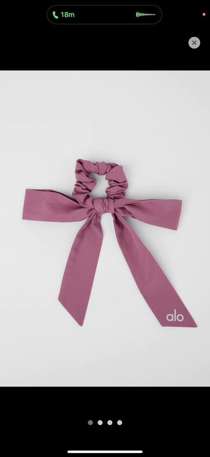 Alo Yoga Love Knots Tie Scrunchy