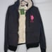 U S Polo Assn Fleece Lined Hoodie Jacket Women XL Sweatshirt Zipped USPA