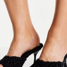 Romance Faux Shearling Mule