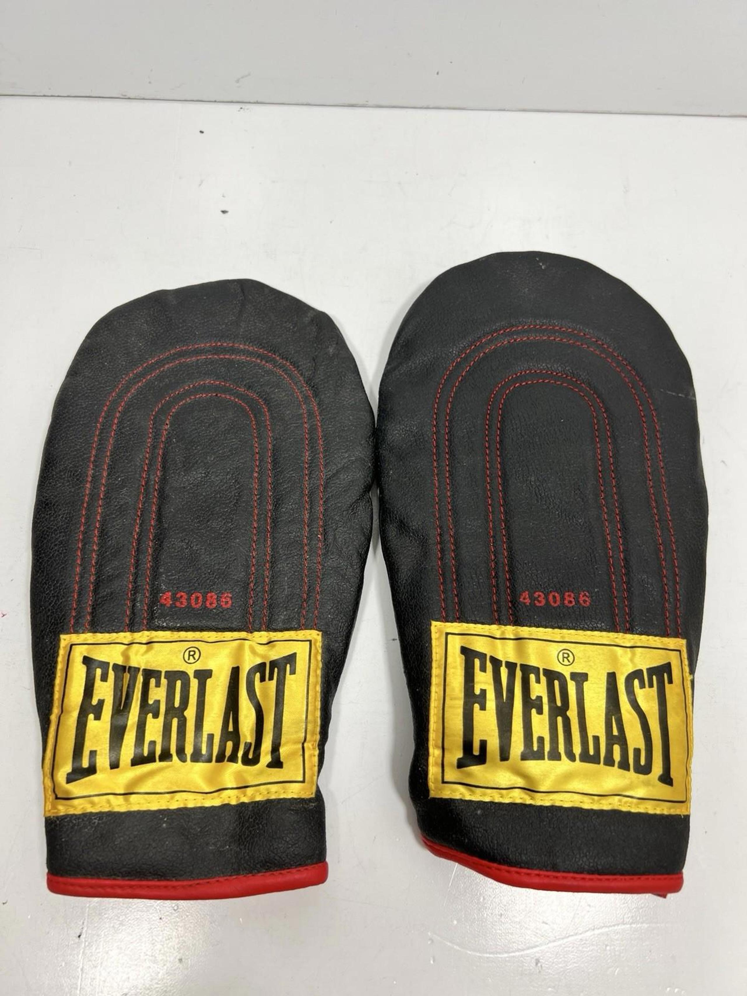 Vintage Everlast Speed Bag Boxing Training Gloves #43086 Leather Weighted Padded