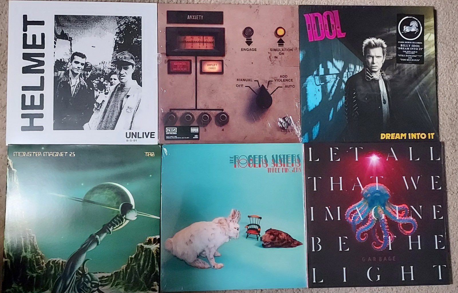 6 record lot