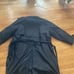 SZ 44 Men’s Long London Fog Black Winter Trench Coat