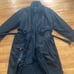 SZ 44 Men’s Long London Fog Black Winter Trench Coat