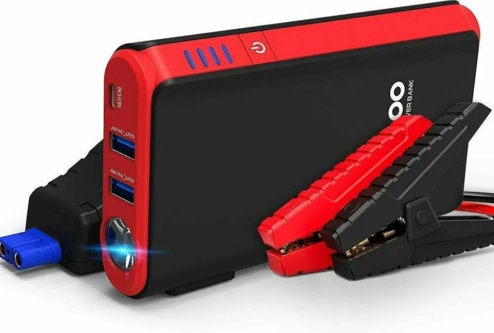 GOOLOO 500A Peak Portable USB Power Station Multi-Use Car Jumper Starter