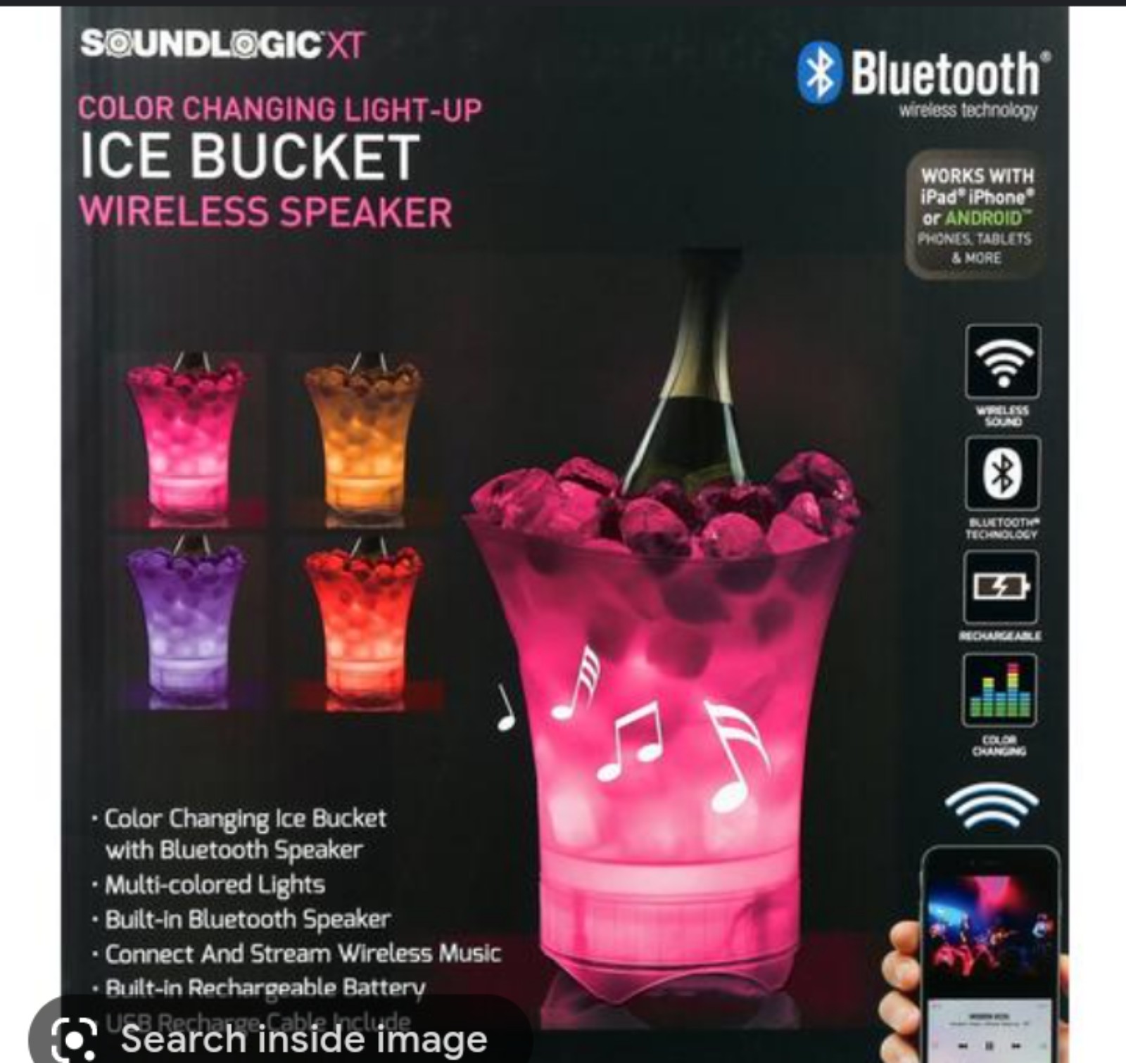 Speaker ice bucy grat for party's