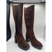 Steve Madden Women's Brown Deegan Lug Sole Knee High Block Heel Boots 9M NIB