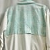 VINTAGE GW Graff MEDIUM PETITE Blue Bamboo Rock Revival 3/4 Sleeve Polo Shirt