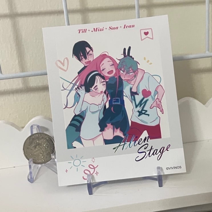 VIVINOS QMENG Alien Stage ALNST Hyuluka Hyuna Luka Polaroid