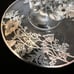 Vintage pair of Double Candlestick Holder Set With Silver Floral Overlay & Trim