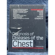 DIAGNOSIS OF DISEASES OF THE CHEST By Robert G. Fraser - Hardcover NEW Sealed