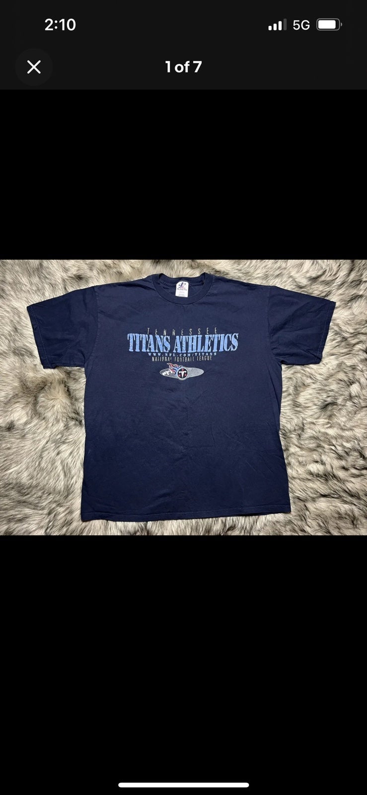 VTG 2000s Tennessee Titans NFL Graphic Navy Blue T-Shirt Adult Sz XXL RARE VTG 2000s Tennessee Titans NFL Graphic Navy Blue T-Shirt Adult Sz XXL RARE