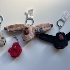 Bundle of Kipling Monkey Keychains Collectibles (4) NWT