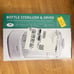 GROWNSY Bottle Sterilizer and Dryer, Compact Electric Steam Baby Bottle Steriliz