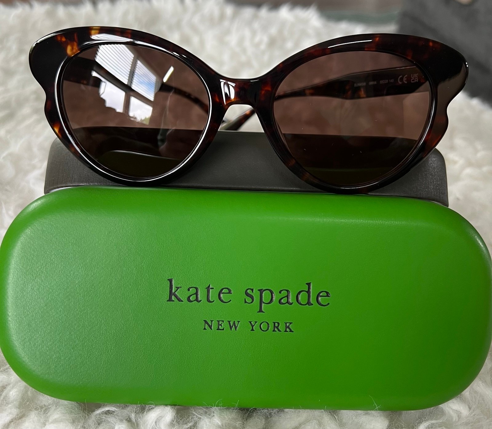 Kate Spade Tortoise Cat-Eye Sunglasses
