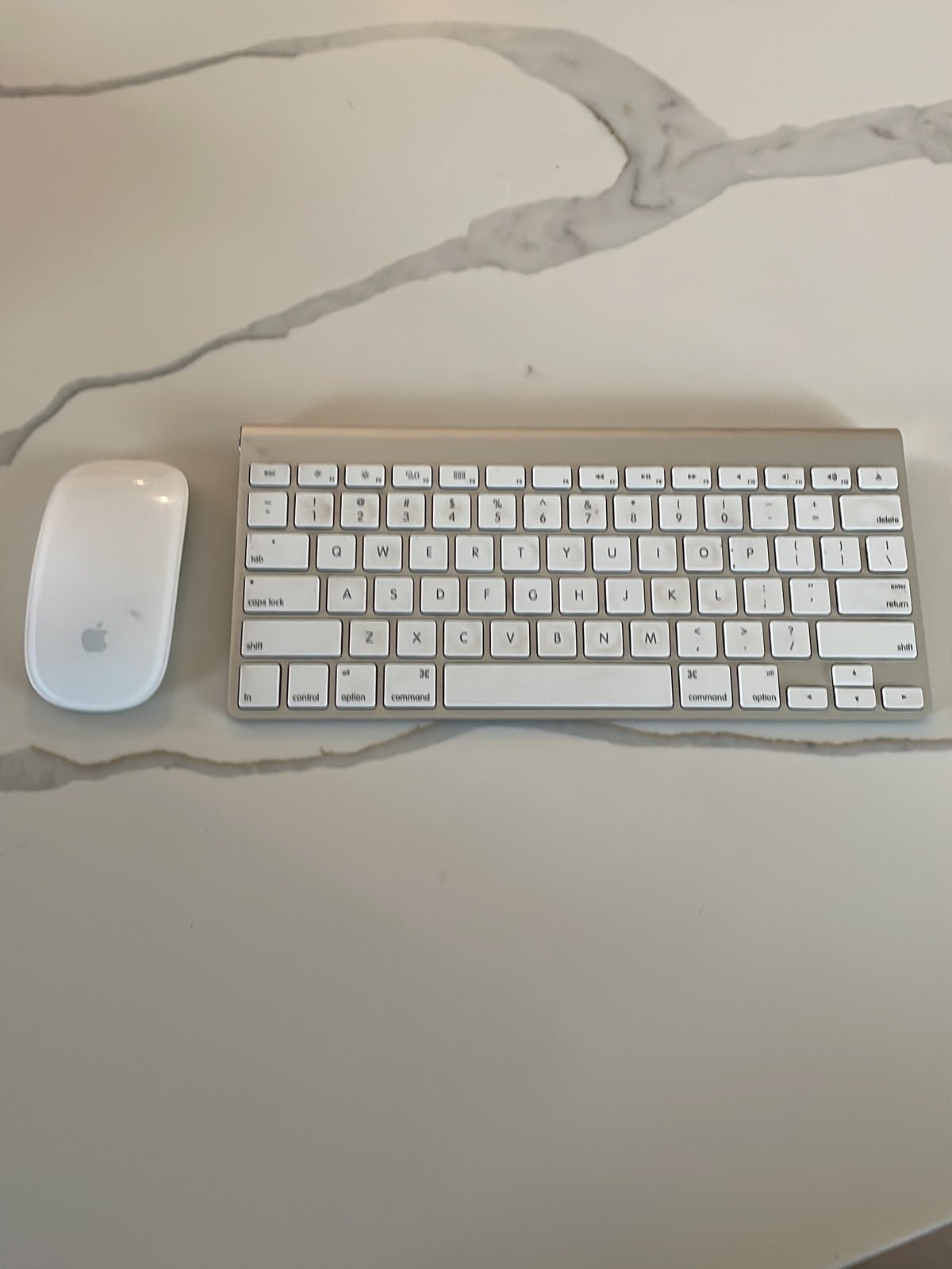 Apple Wireless Keyboard 1 and Magic Mouse 1