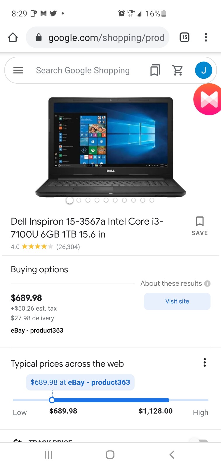 Dell inspiron 15 3000 series 15.6 hd screen windows 10