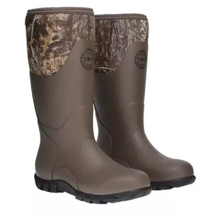 Habit Men's All-Weather Waterproof Rubber Boot Size 8 Tamarac NEW In Box Camo