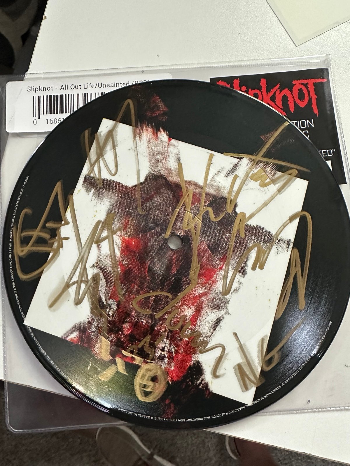 Slipknot signed 7” vinyl