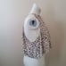 11 HONORE Animal Print Cropped Halter Top Size 18 New