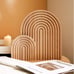 NEW Wood Rainbow Arch Boho Decor ( Wall Shelf, Fireplace Mantel, Counter, Table