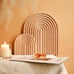 NEW Wood Rainbow Arch Boho Decor ( Wall Shelf, Fireplace Mantel, Counter, Table