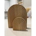 NEW Wood Rainbow Arch Boho Decor ( Wall Shelf, Fireplace Mantel, Counter, Table